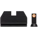 NIGHT FISION Optics Ready Orange Front Ring/Blank Rear Sight Stealth Night Sight Set for CZ P-10 C/F/S (CZU-077-286-355-OGZX) - Night Fision