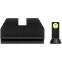 NIGHT FISION Optics Ready Yellow Front Ring/Blank Rear Sight Stealth Night Sight Set for CZ P-10 C/F/S (CZU-077-286-355-YGZX) - Night Fision
