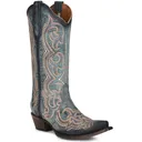 CIRCLE G by CORRAL Women's Blue Jean Embroidery And Triad Boots (L5869-M-05) - Corral