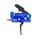 TRIGGERTECH AR-15 Diamond Flat Admiral Blue/Black Single Stage Trigger (AR0-SAB-14-NNF) - Triggertech