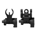 TROY INDUSTRIES Micro HK Front and Round Rear Black Tritium Folding Sight Set (SSIG-IAR-STBT-00) - TROY Industries