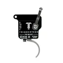 TRIGGERTECH Rem700 Primary Curved Stainless Left Hand Single Stage Trigger With Bolt Release (R7L-SBS-14-TBC) - Triggertech