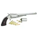 NORTH AMERICAN ARMS 1860 Series Hogleg .22 Mag 6in 5rd Stainless Steel Revolver with Rosewood Boot Grip (NAA-1860-6C) - North American Arms