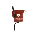 TRIGGERTECH Rem700 Diamond Two-Stage Right No Bolt Release Straight Flat PVD Black Trigger (R70-TGB-02-TNF) - TriggerTech