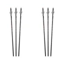EXCALIBUR Diablo 18in Illuminated Carbon 2x3 Pack Crossbow Arrows (22DV18IL-3-x2-BUNDLE) - Excalibur
