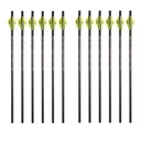 EXCALIBUR Quill 16.5in Carbon 2x6 Pack Crossbow Arrows (22QV16-6-x2-BUNDLE) - Excalibur Crossbow