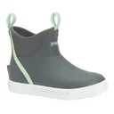 XTRATUF Women's 6in Ankle Wheelhouse Gray Deck Boots (XWW-700-GRY) - XTRATUF