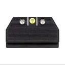 NIGHT FISION Optics Ready Yellow Front Ring/Black Rear Rings Stealth Night Sight Set for CZ P-10 C/F/S (CZU-077-286-355-YGZG) - Night Fision