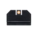 NIGHT FISION Optics Ready Stealth For Glock 43/43x w/ 507k Orange Front Ring And Blank Rear Night Sight Set (GLK-003-290-297-OGZX) - Night Fision