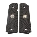 WILSON COMBAT Black G-10 1911 Starburst Grip Panels (351AAFS) - Wilson Combat