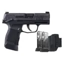 SIG SAUER P365 9mm 3.1in Black Manual Safety TacPac Pistol with Holster and 3x 10rd Mags (365-9-BXR3P-MS-TACPAC-10) - Sig Sauer