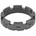 Fortis Manufacturing, Inc. Castle Nut, Black, Anodized Finish, Mil Spec CN-Stand - Fortis Manufacturing