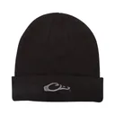 DRAKE LST Black Rib-Knit Stocking Cap (DH1775-BLK) - Drake Waterfowl