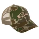 DRAKE 6-Panel Old School Green Camo Mesh Back Cap (DH3011-037) - Drake Waterfowl