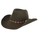 OUTBACK TRADING Wallaby Brown Hat (1320-BRN) - Outback Trading