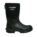 DRYSHOD Men's Mudcat Mid Black/Orange Boots (MDC-MM-BK) - Dryshod