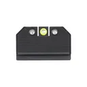 NIGHT FISION Optics Ready Stealth Glock 17/19/34 with RMR/507c/508t Yellow Front Black Rear Lower 1/3rd Night Sight Set (GLK-001-330-353-YGZG) - Night Fision