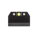 NIGHT FISION Optics Ready Stealth For Sig P320 With RMR/507c/508t/ Romeo Pro Yellow Front Ring / Black Rear Rings Night Sight Set (SIG-180-345-332-YGZG) - Night Fision