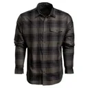 VORTEX Men's Trail Call Tech Flannel Shadow Long Sleeve Shirt (221-39-SHA) - Vortex