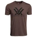 VORTEX Men's Core Logo Brown Heather T-Shirt (120-16-BRH) - Vortex