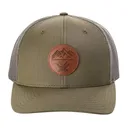 VORTEX Men's Three Peaks Cap with Leather Patch (121-01-LOD) - Vortex