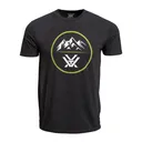 VORTEX Mens Three Peaks Black T-Shirt (121-10-BLK) - Vortex