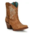 CORRAL Women's Golden Embroidery Ankle Boot (A4218) - Corral Boots