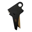 CANIK TP9 Full Size Flat Trigger, Lightened, Trigger Assembly, Aluminum Construction, Anodized Finish, Black PACN0803 - Canik