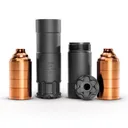 RUGGED SUPPRESSORS Oculus 22 22 LR to 5.7X28mm Rimfire Suppressor (OCU22) - Rugged Suppressors