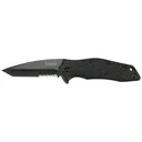 KERSHAW Kuro 3.1in Serrated Knife (1835TBLKST) - Kershaw