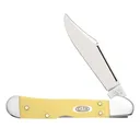 CASE XX Mini CopperLock Smooth Yellow Synthetic Pocket Knife (30116) - Case Xx