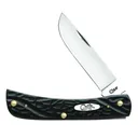 CASE XX Sod Buster Jr Jigged Rough Black Synthetic Pocket Knife (18229) - Case Xx
