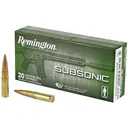REMINGTON Subsonic 300 Blackout 220gr OTFB 20rd Ammo (28430) - Remington