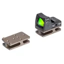 Badger Ordnance Condition One Micro Sight Mount, For C1 J-Arm Only, Fits Trijicon RMR, Tan 200-13 - Badger