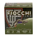 FIOCCHI Waterfowl Steel Hunting 20Ga 3in 25rd Box Shotshell (203ST2) - Fiocchi