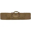 GPS Tactical Double Rifle Case, Flat Dark Earth, 55", 600 Denier Polyester GPS-DRC55-FDE - G Outdoors