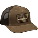 LEUPOLD Leupold Flag Waxed Canvas Buck/Brown Trucker Hat (185040) - Leupold