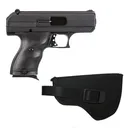 HI-POINT C9 9mm Luger 3.5in 8rd Black Pistol with Nylon Holster (916NYLOC) - Hi-Point