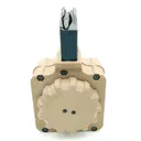 PROMAG Ar-308 .308 50 Rd Drum Flat Dark Earth Polymer Magazine (DRM-A1-FDE) - Promag