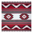WYOMING TRADERS Southwest Regular 34.5x34.5 Red Black Silk Scarf (SWRB) - Wyoming Traders