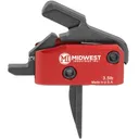 MIDWEST INDUSTRIES Single Stage 3.5 lbs Anti-Walk Pins Flat Trigger For AR-15 (MI-TRIGGER-F) - Midwest Industries