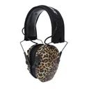 WALKER'S GAME EAR Razor Slim Leopard Print Electronic Muff (GWP-RSEM-LEO) - Walker's Game Ear