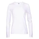 HOT CHILLYS Women's Micro-Elite Chamois White Crewneck Shirt (HC9908-823) - Hot Chillys
