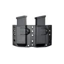 BRAVO CONCEALMENT 3.0 RH Black Double Magazine Pouch For Glock 43/S&W Shield 9mm (BC60-2001) - Bravo Concealment