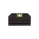 NIGHT FISION Optics Ready Stealth Night Sight Set for Glock 17/19/34 w/ RMR/507c/508t - Yellow Front Ring, Blank Rear Sight (GLK-001-290-313-YGZX) - Night Fision
