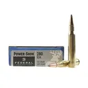 FEDERAL Power-Shok 280 Rem. 150 Grain Soft Point Ammo, 20 Round Box (280B) - Federal