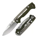 COLD STEEL AD-15 3.5in Drop Point Blade OD Green G-10 Handle Folding Knife (CS-58SQ) - Cold Steel