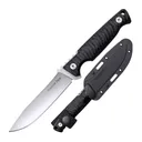 COLD STEEL Razor Tek 4in Clip Point Blade Black GFN Handle Fixed Knife with Sheath (CS-FX-4RZR) - Cold Steel