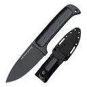 COLD STEEL Drop Forged Hunter 4in Drop Point Blade Black Fixed Knife with Sheath (CS-36MG) - Cold Steel