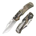 COLD STEEL Double Safe Hunter 3.5in Clip Point Blade Camo GFN Handle Folding Knife (CS-23JE) - Cold Steel